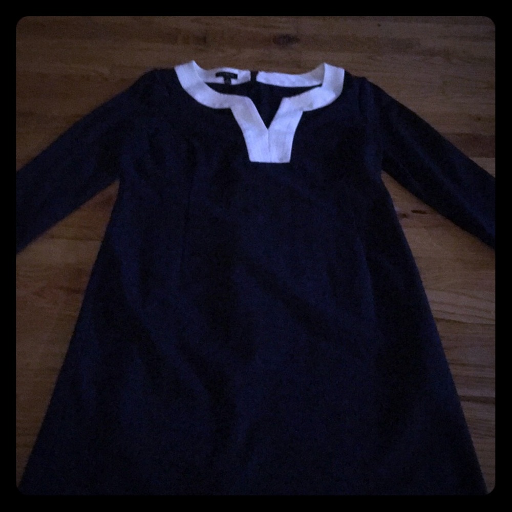 COPY - Talbots, Navy Blue, size 4 dress. 3/4 slee…